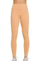 Zenana Microfiber Waistband Leggings - Trendsi - Flyclothing LLC
