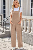Lovelet Square Neck Wide Strap Overalls with Pockets - Trendsi - Flyclothing LLC