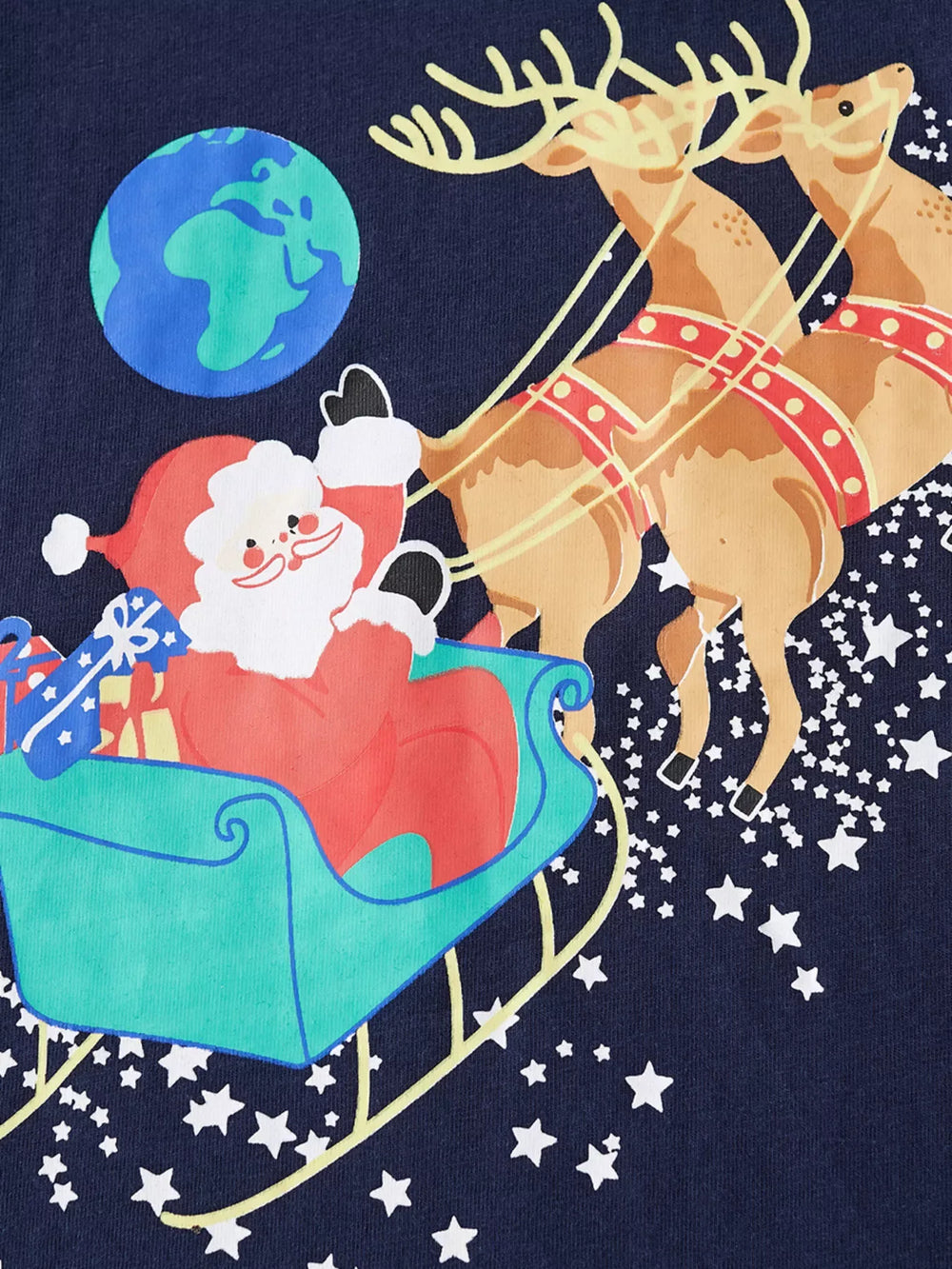 Children's Santa Graphic Long Sleeve T-Shirt - Trendsi - Flyclothing LLC