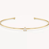 18K Gold-Plated Open Cuff Bracelet - Trendsi - Flyclothing LLC