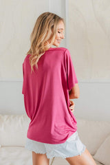 Sew In Love Full Size Square Neck Short Sleeve Top - Trendsi - Flyclothing LLC