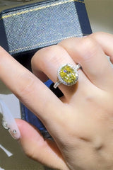 3 Carat Moissanite 925 Sterling Silver Ring - Trendsi - Flyclothing LLC