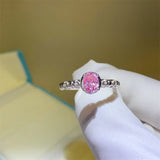 1 Carat Moissanite 925 Sterling Silver Ring - Trendsi