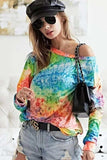 BiBi Tie Dye Soft Knit Jersey T-Shirt - Trendsi - Flyclothing LLC