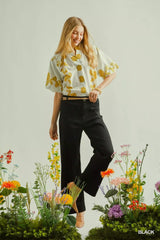 Umgee Button Stretched Pants - Trendsi - Flyclothing LLC