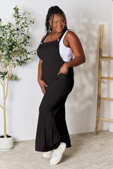 Double Take Full Size Wide Strap Overall with Pockets - Trendsi - Flyclothing LLC