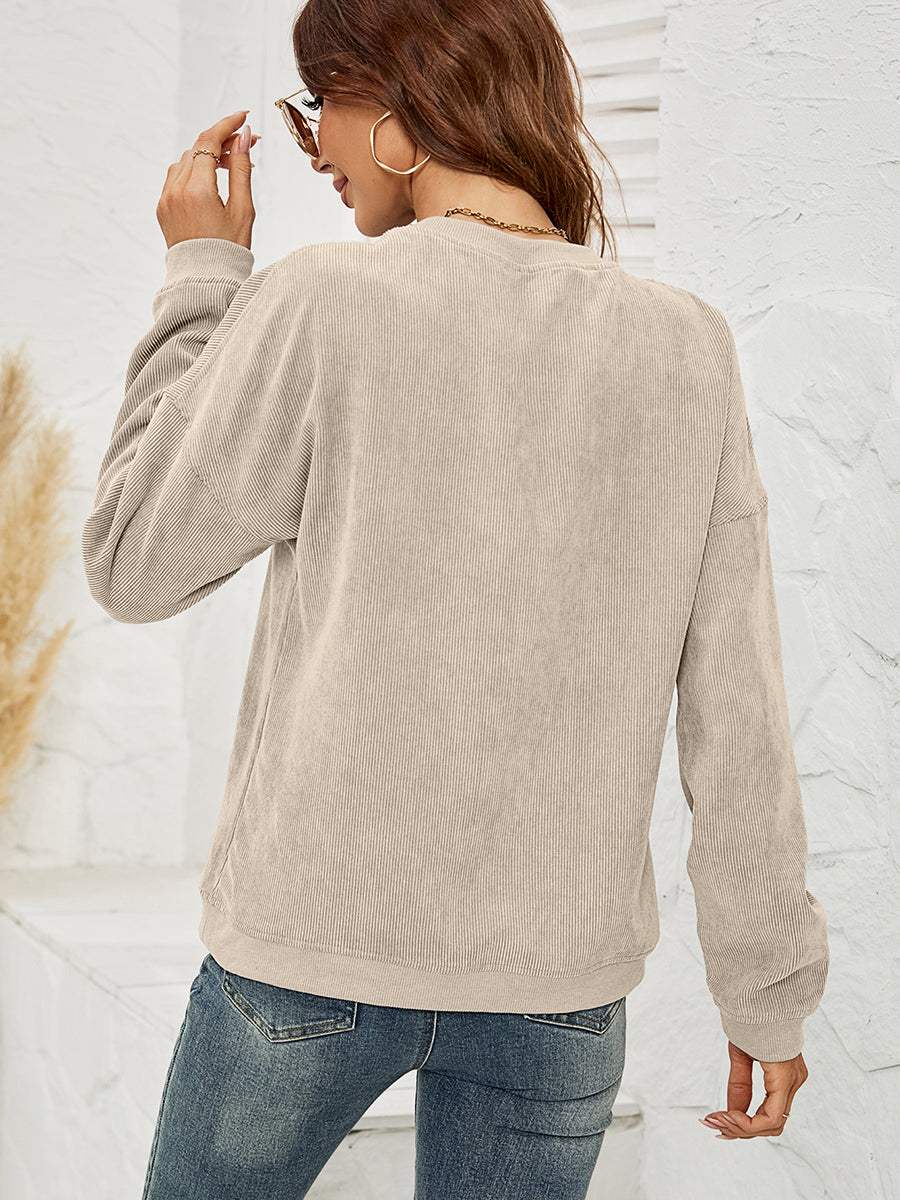 AMERICA Graphic Dropped Shoulder Sweatshirt - Trendsi - Flyclothing LLC