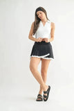 MONO B Court Charm Pleated Skort - Trendsi