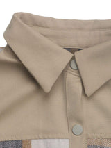 Perfee Plaid Snap Down Long Sleeve Shacket - Trendsi - Flyclothing LLC