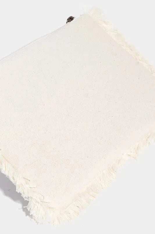 Fame Evil Eye Fringe Cosmetic Bag - Trendsi - Flyclothing LLC