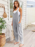 V-Neck Spaghetti Strap Jumpsuit - Trendsi - Flyclothing LLC
