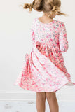 Azalea 3/4 Sleeve Pocket Twirl Dress - Mila & Rose ® - Flyclothing LLC