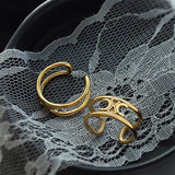 Titanium Steel Double-Layered Ring - Trendsi - Flyclothing LLC
