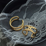 Titanium Steel Double-Layered Ring - Trendsi - Flyclothing LLC