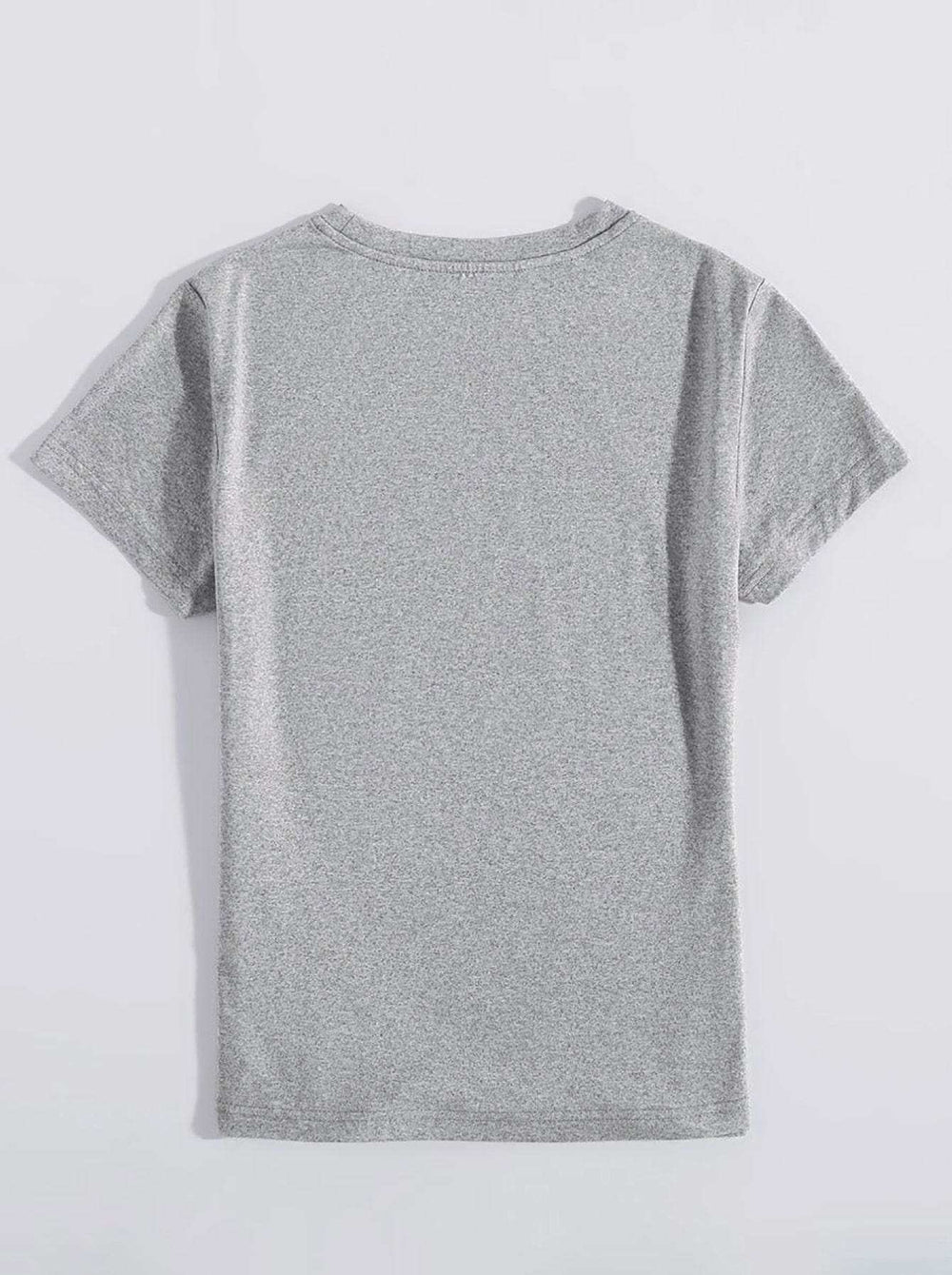 HAPPY EASTER Round Neck Short Sleeve T-Shirt - Trendsi - Flyclothing LLC