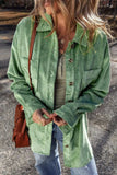 Button Up Long Sleeve Jacket - Trendsi - Flyclothing LLC