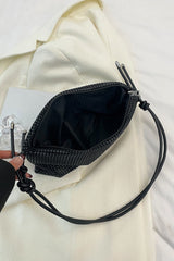 Rhinestone Knotted Strap Crossbody Bag - Trendsi