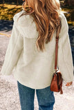 Drawstring Zip Up Long Sleeve Hooded Jacket - Trendsi - Flyclothing LLC