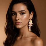 Christmas Nutcracker Earrings - Trendsi - Flyclothing LLC