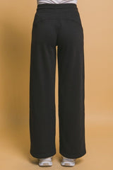 Love Tree Drawstring Wide Leg Sweatpants with Pockets - Trendsi