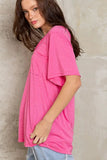 POL V-Neck Short Sleeve T-Shirt - Trendsi