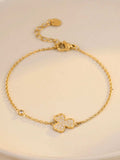 Stainless Steel Zircon Bracelet - Trendsi - Flyclothing LLC