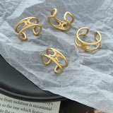 Titanium Steel Double-Layered Ring - Trendsi - Flyclothing LLC