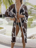 Crochet Trim Open Front Cover-Up - Trendsi - Flyclothing LLC