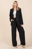 Mittoshop Pintuck Detail High Rise Pants - Trendsi