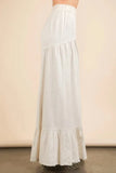 VERY J Palazzo Elastic Waist Comfy Pants - Trendsi