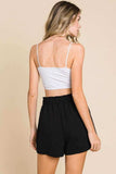 Culture Code High Waist Paper bag Shorts - Trendsi - Flyclothing LLC