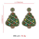 Christmas Tree Dangle Earrings - Trendsi - Flyclothing LLC