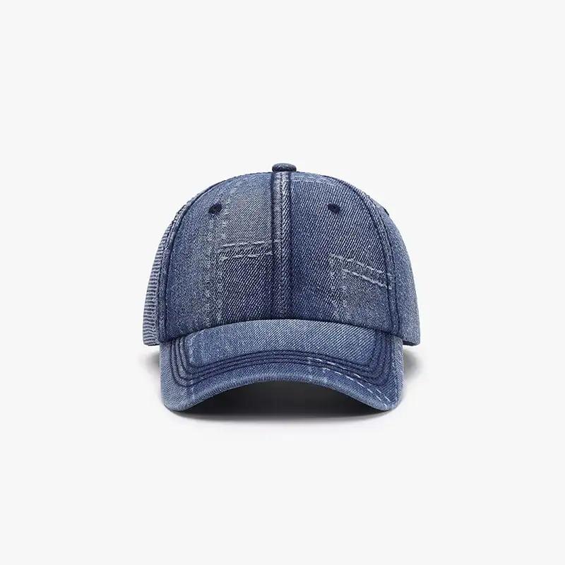 Adjustable Cotton Baseball Cap - Trendsi