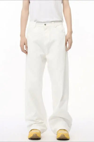 Wide Leg Jeans with Pockets - Trendsi - Flyclothing LLC