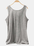 Scoop Neck Wide Strap Tank - Trendsi - Flyclothing LLC