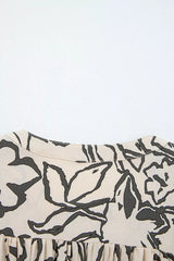 Floral Print Button-Down Shirt - Trendsi - Flyclothing LLC