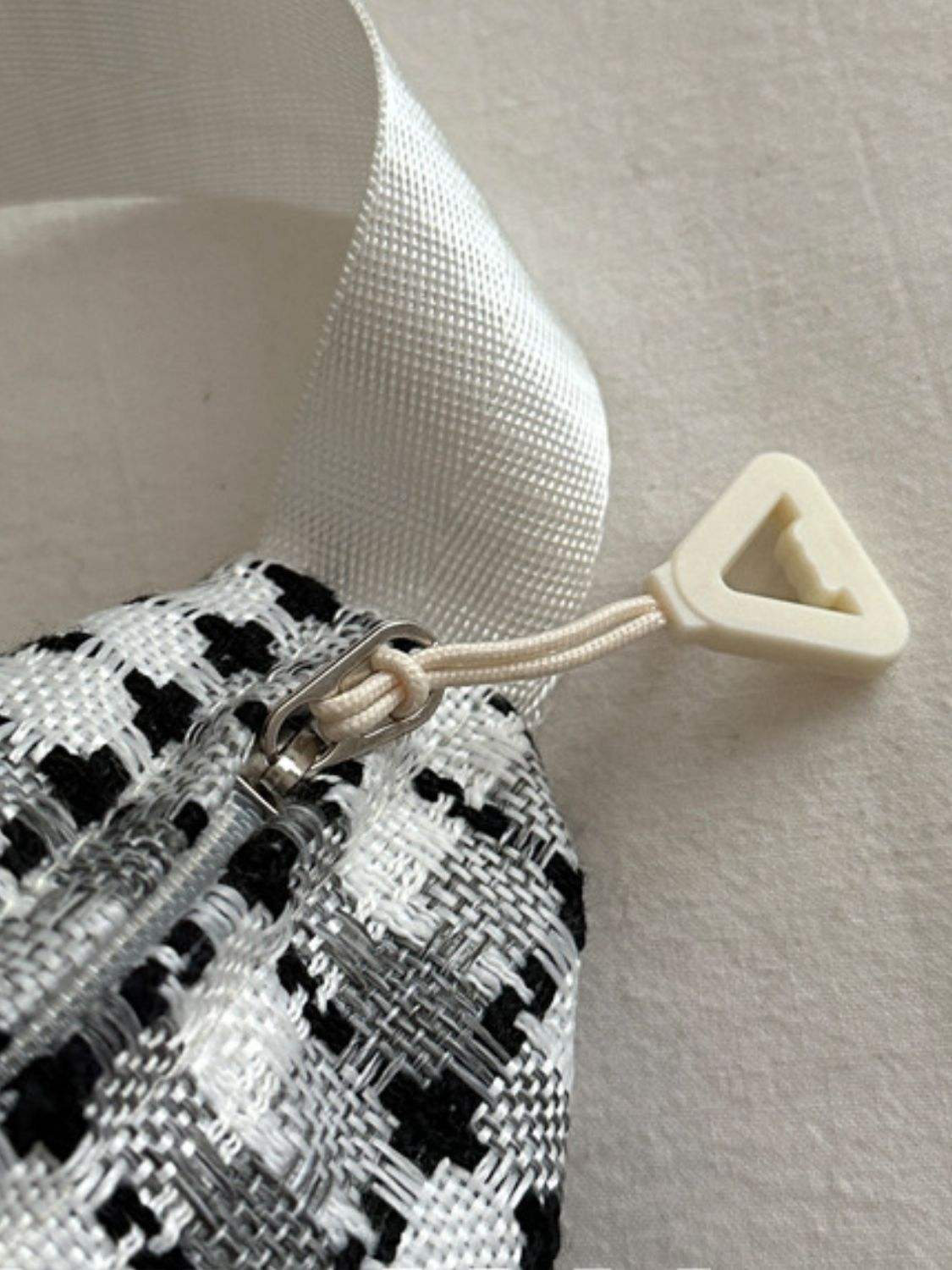 Plaid Wide Strap Crossbody Bag - Trendsi - Flyclothing LLC
