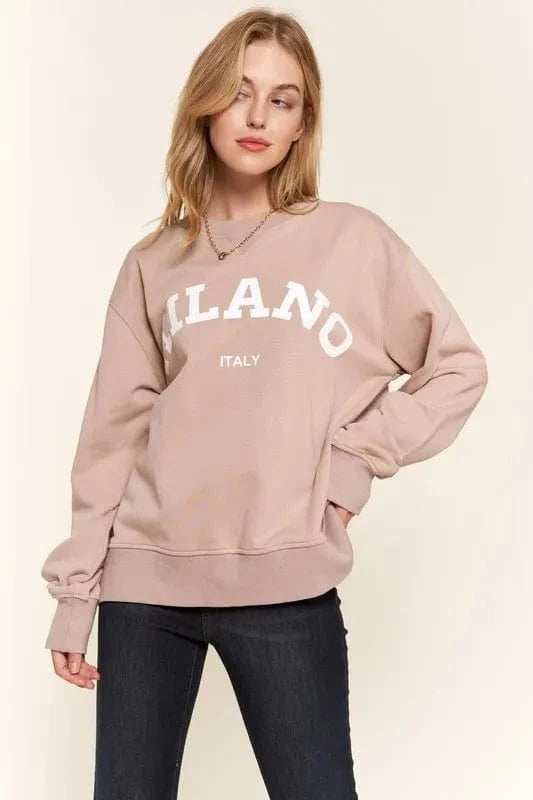 And The Why Washed Milano Pullover Sweatshirt - Trendsi - Flyclothing LLC