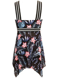 Cutout Printed Two-Piece Swim Set - Trendsi - Flyclothing LLC