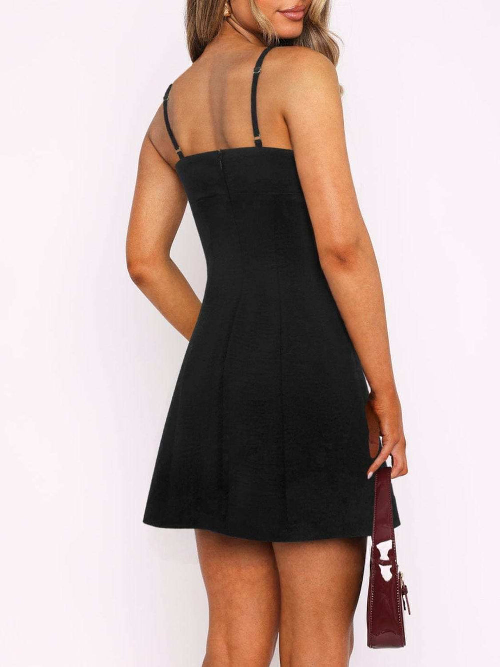 Contrast Mini Cami Dress - Trendsi - Flyclothing LLC
