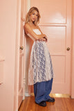 Idem Ditto Smocked Lace Sheer Tube Dress - Trendsi