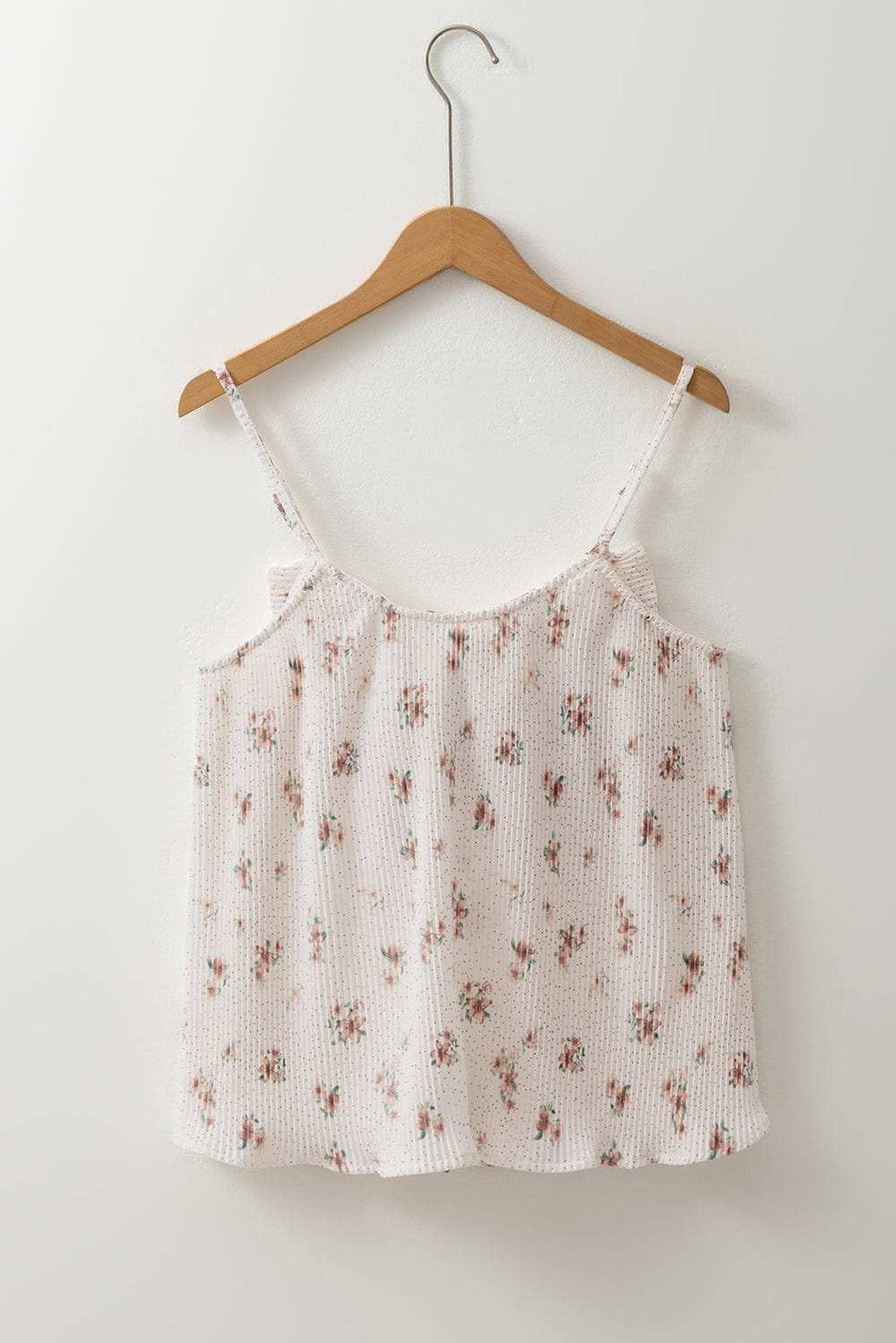 Floral Bow Back Scoop Neck Cami - Trendsi - Flyclothing LLC