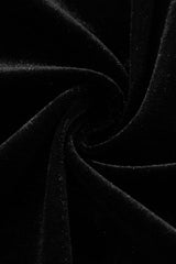Ruffle Hem Slit V-Neck Long Sleeve Dress - Trendsi - Flyclothing LLC