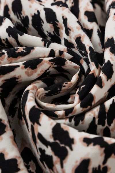 Leopard Notched Long Sleeve Maxi Dress - Trendsi - Flyclothing LLC