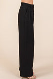 Mittoshop Pintuck Detail High Rise Pants - Trendsi