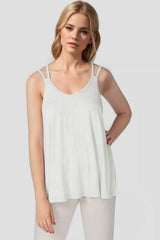 Basic Bae Bamboo Scoop Neck Double Spaghetti Straps Cami - Trendsi - Flyclothing LLC