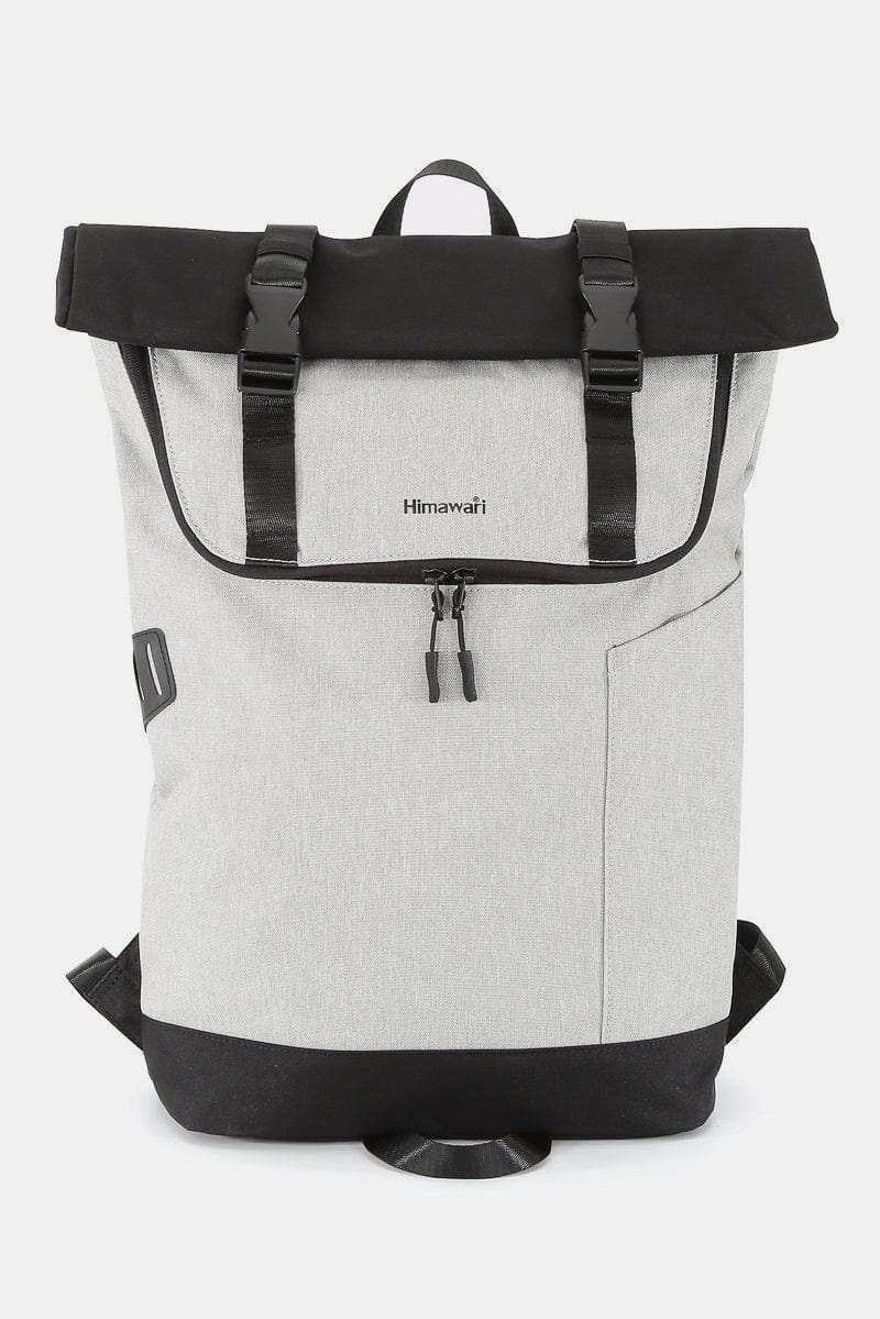 Himawari Contrast Waterproof Canvas Backpack Bag - Trendsi - Flyclothing LLC