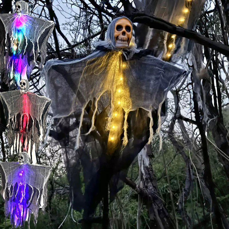 Halloween Decorations Horror Hanging Ghost Skull Skeleton Prop Perfect For Home Outdoor Yard Party Supplies Festival Decorations - My Store - Flyclothing LLC