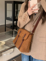 Adjustable Strap Buckle Crossbody Bag - Trendsi - Flyclothing LLC