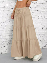 Flowy Tiered Maxi Skirt - Trendsi - Flyclothing LLC